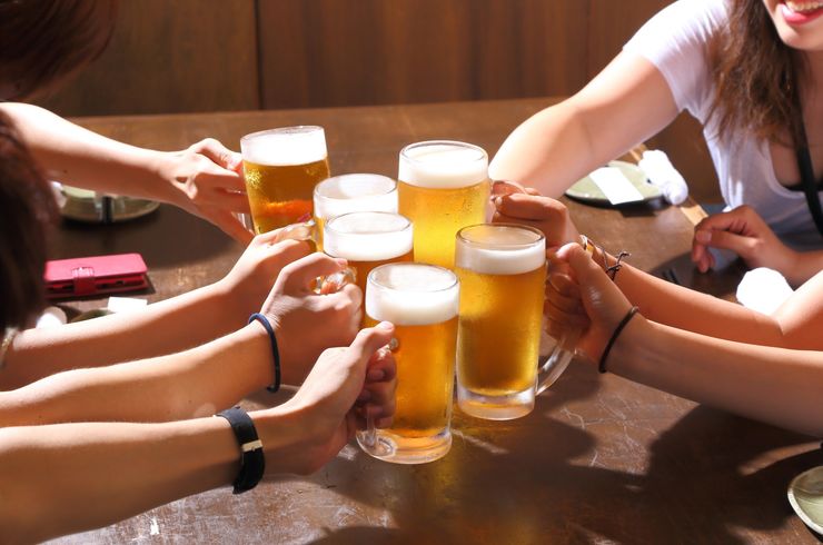 みんなで乾杯
