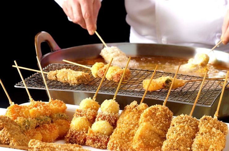 美味しい串揚げ