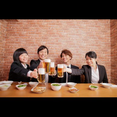 六甲道のお店では宴会のお客様には個室のご利用をおすすめしています