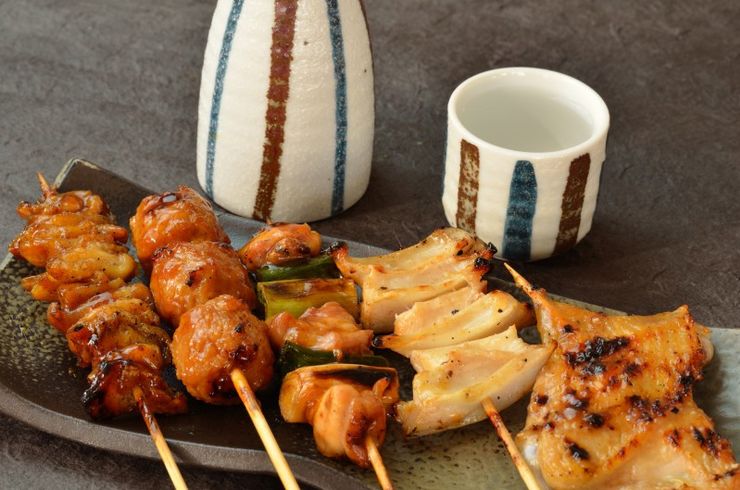 焼き鳥の盛り合わせ